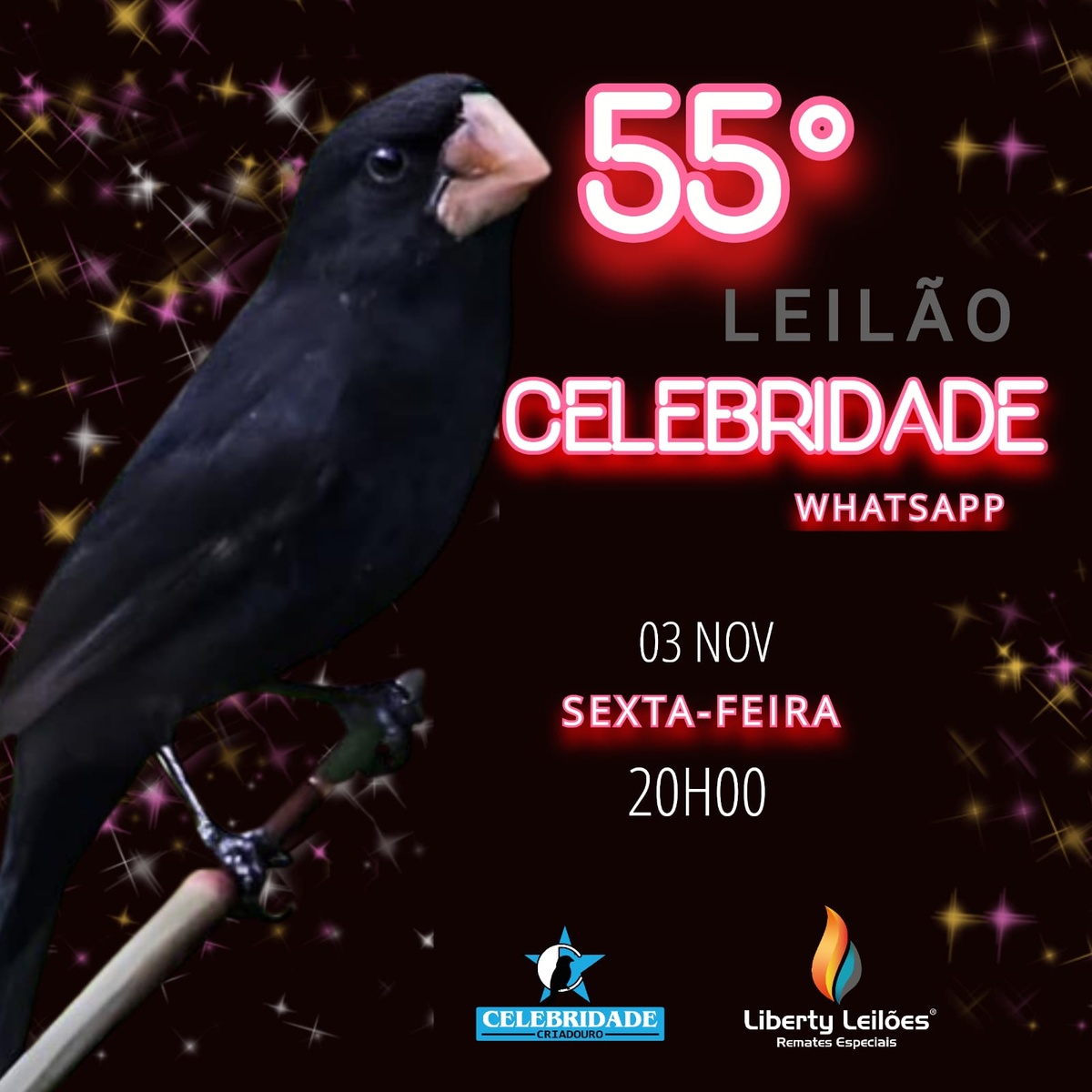 55º Edição - Leilão Criadouro Celebridade - via WhatsApp