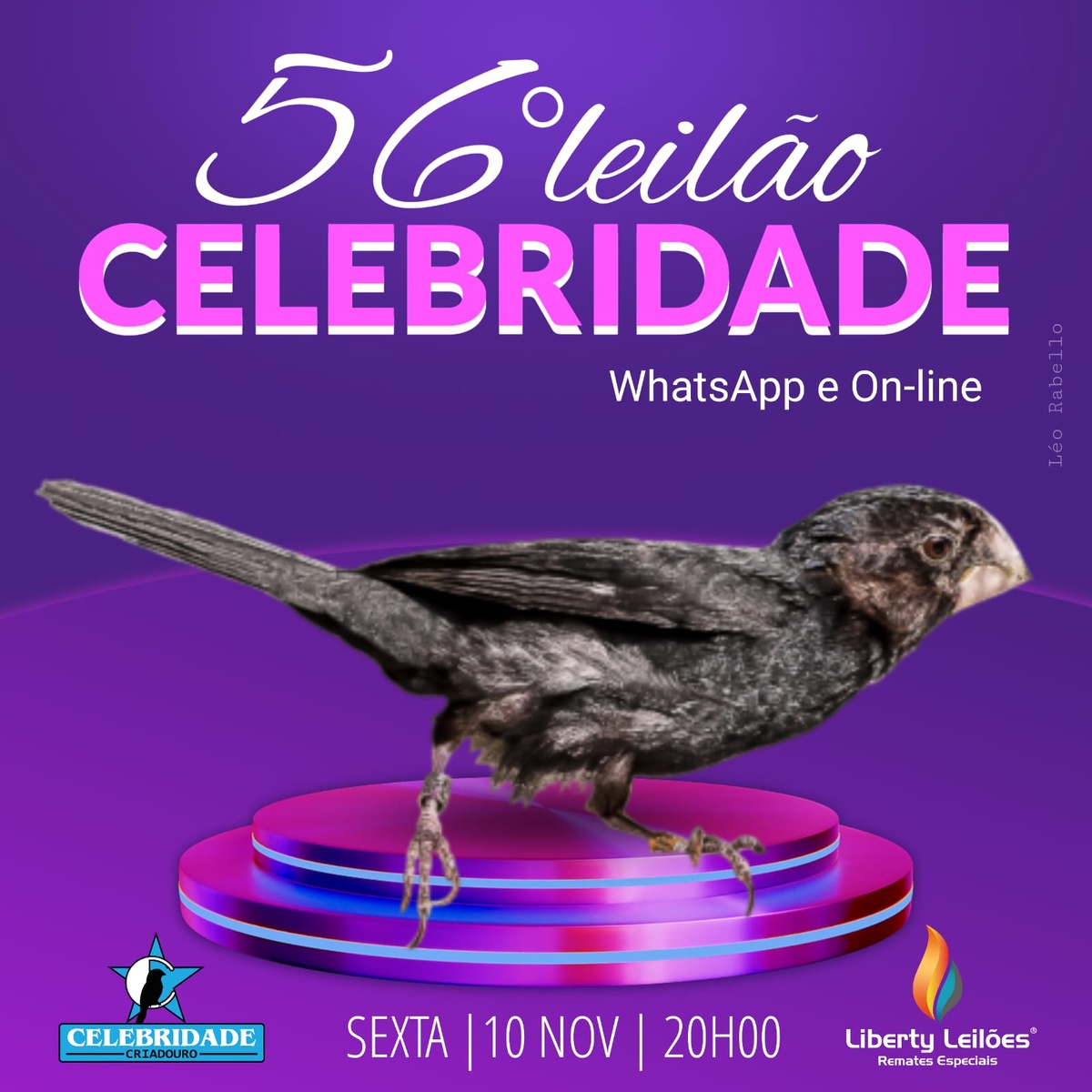 56º Edição - Leilão Criadouro Celebridade - via WhatsApp